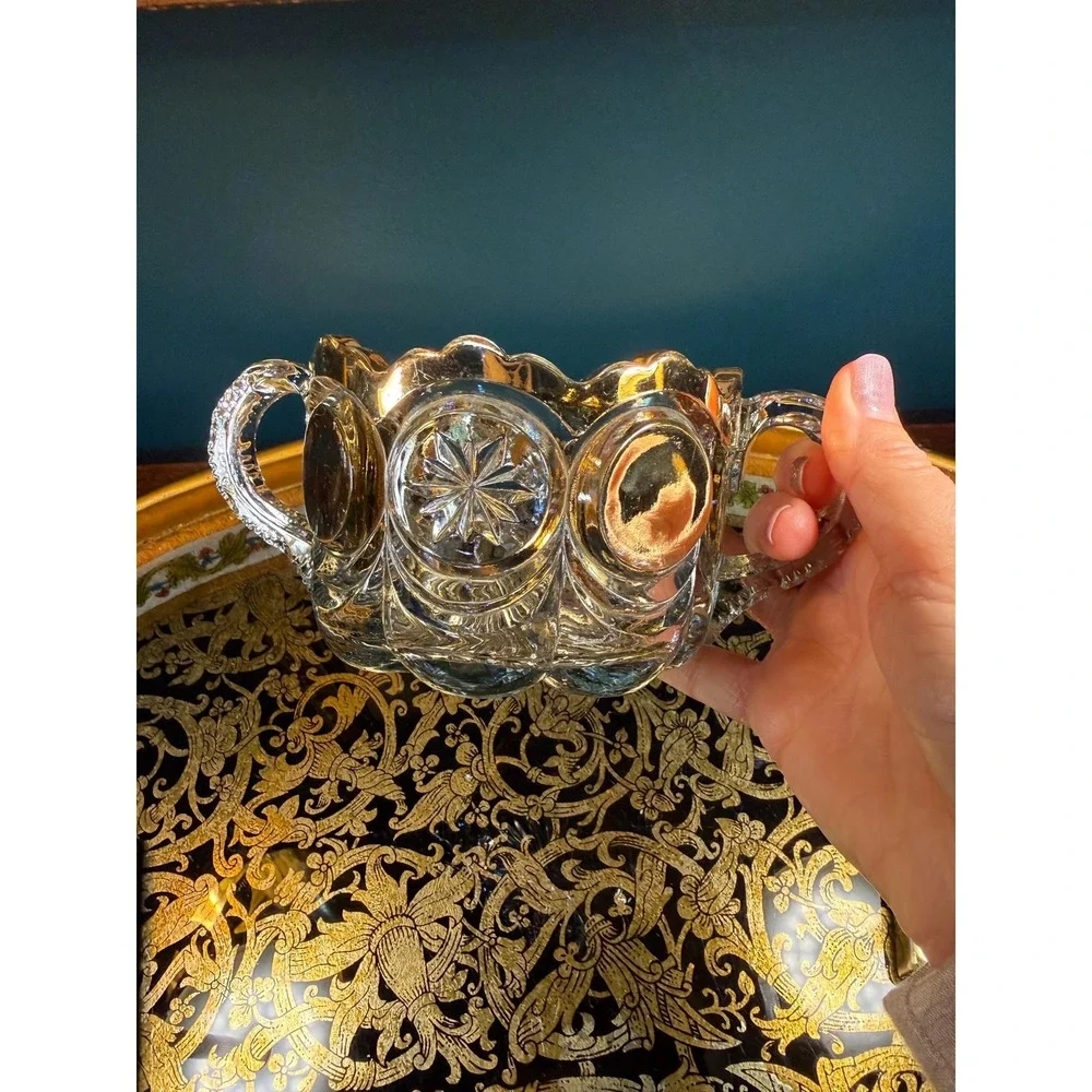 Antique EAPG Sugar Bowl: 